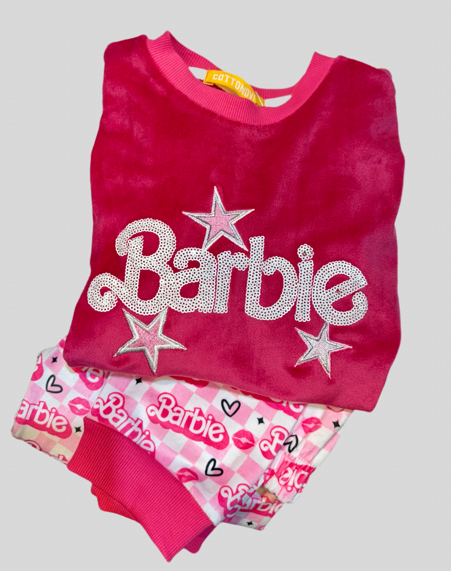 Barbie Sequin Fleece pajamas
