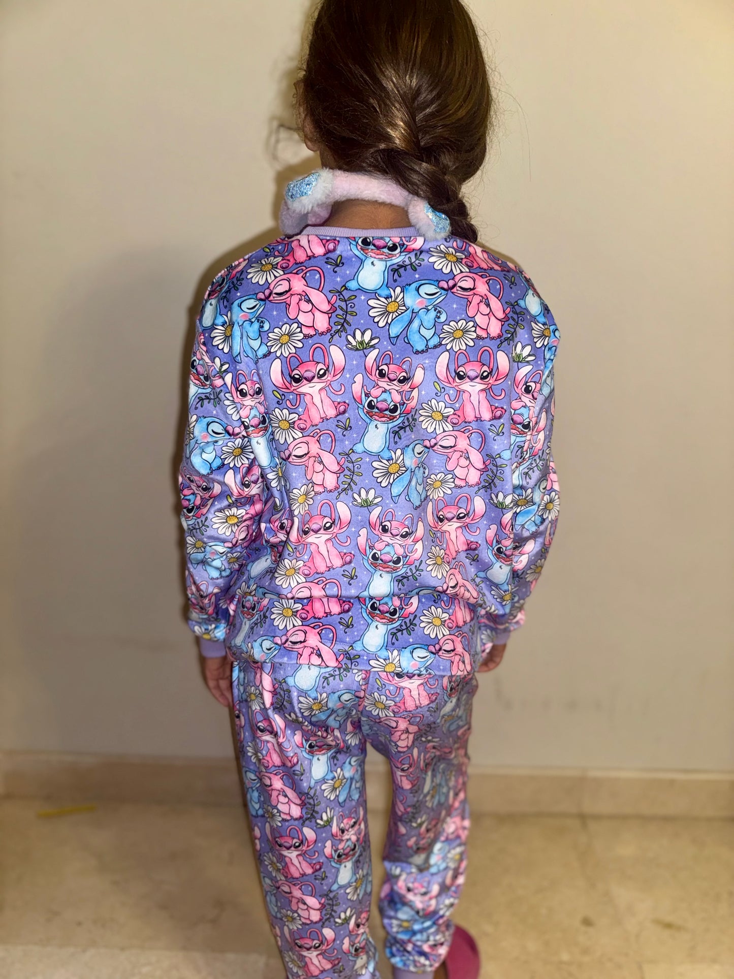 Stitch fleece pajamas