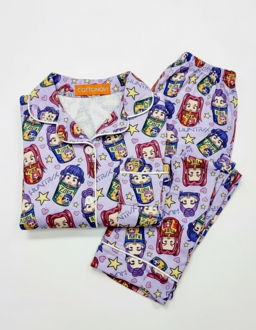 Kpop Ramen fleece pajamas
