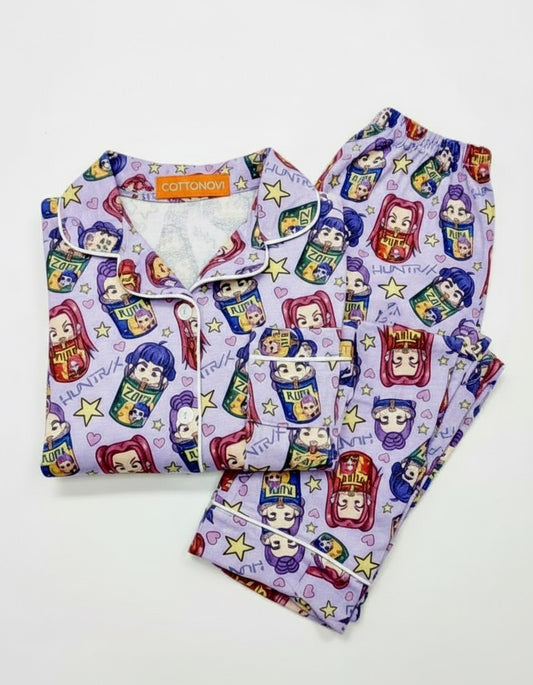 Kpop Ramen fleece pajamas