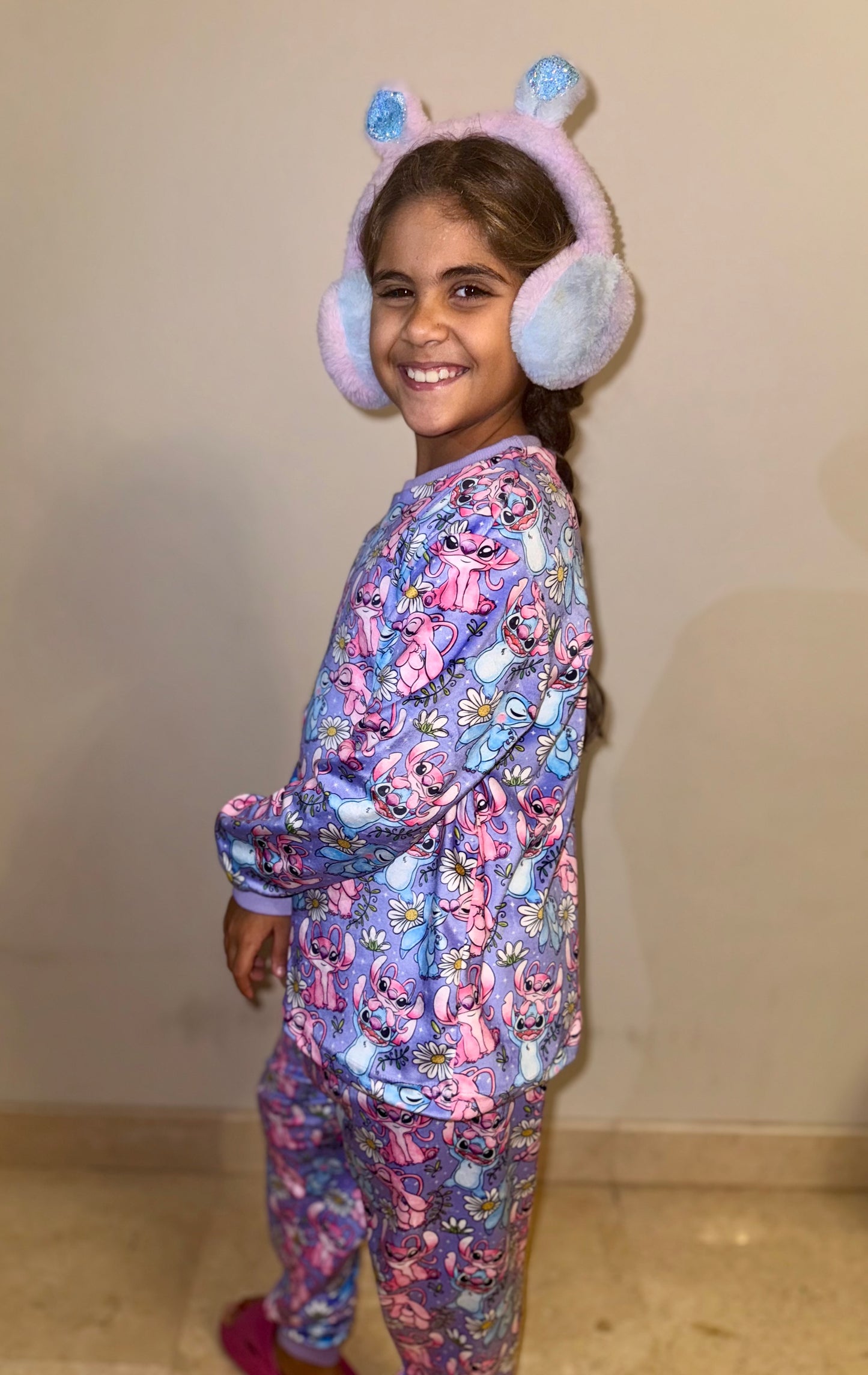 Stitch fleece pajamas