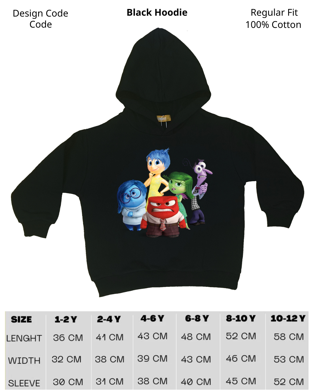 Inside out Hoodie