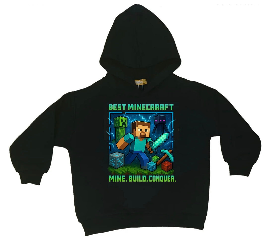 Minecraft build mine Hoodie