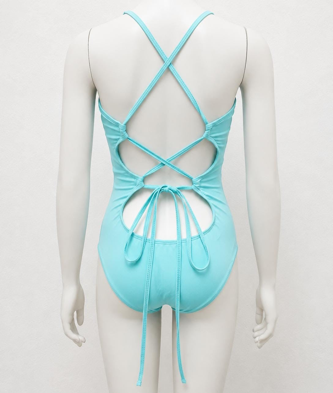 Neon pink starfish Sequined girls swimsuit