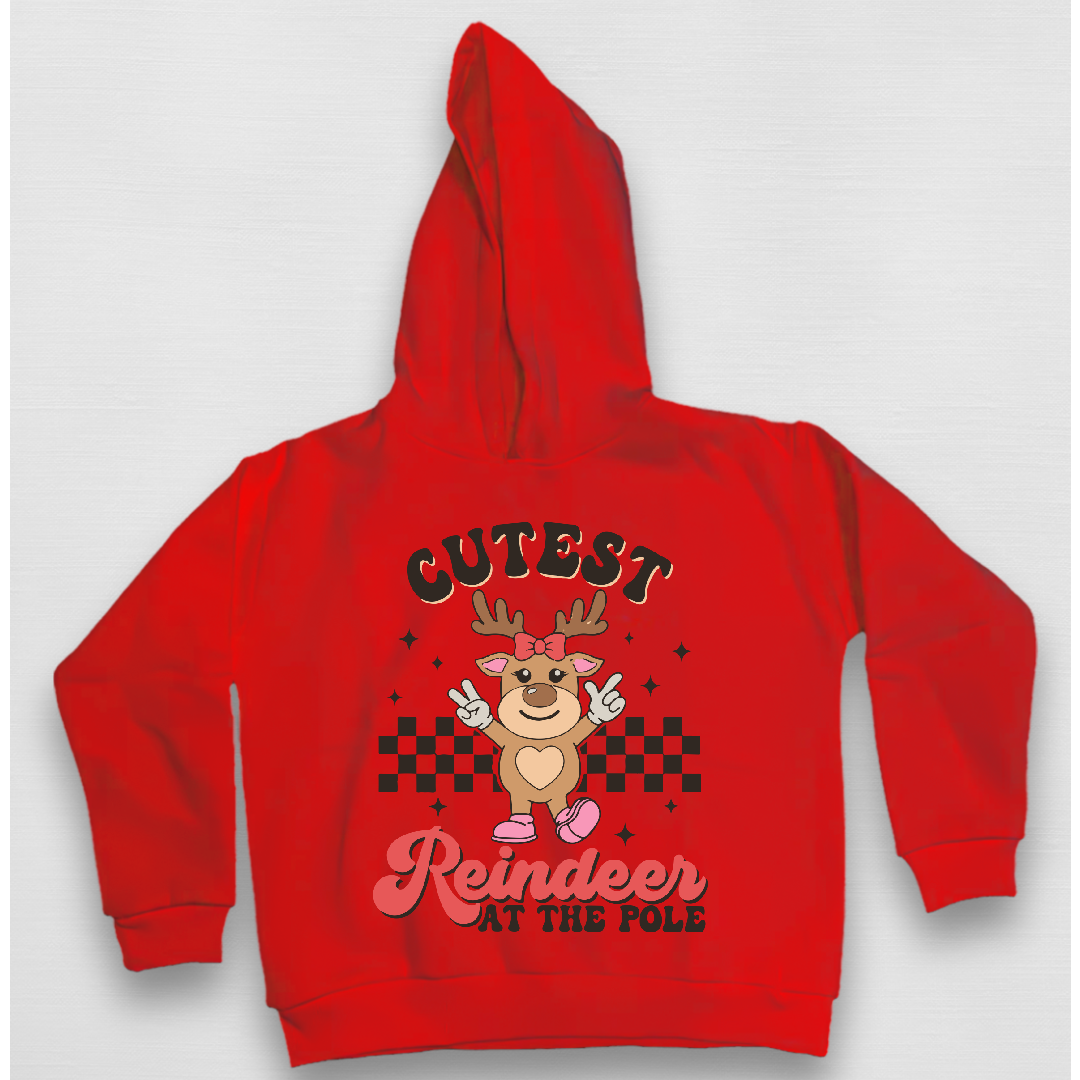 Cutest Reindeer Christmas Hoodie