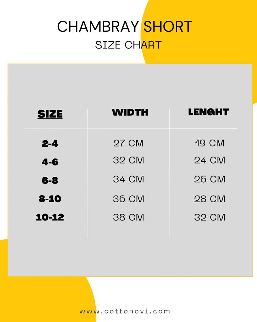 Chambray jeans short