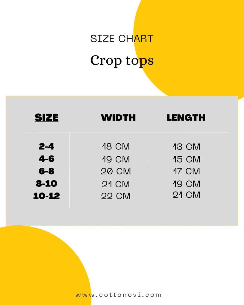 Girl's Crop top