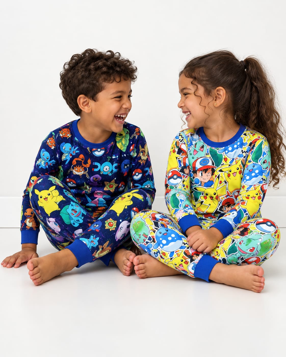 pokemon friends fleece pajamas