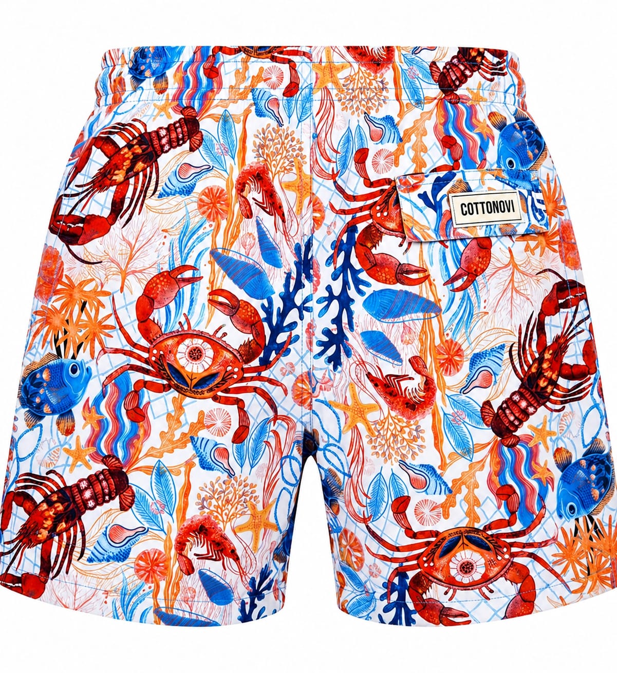 white crab men swimsuit