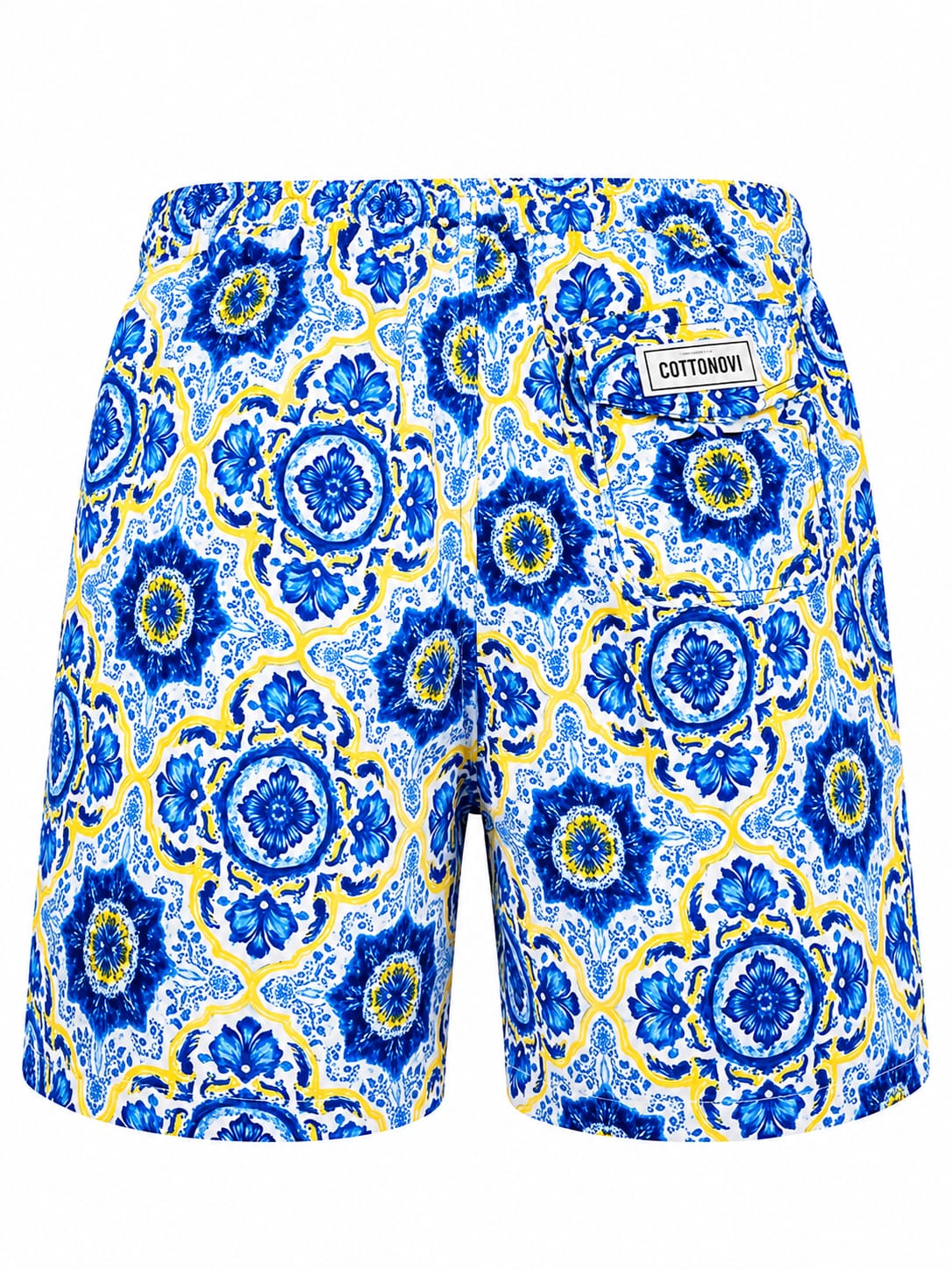 Italian tiles men swimsuit