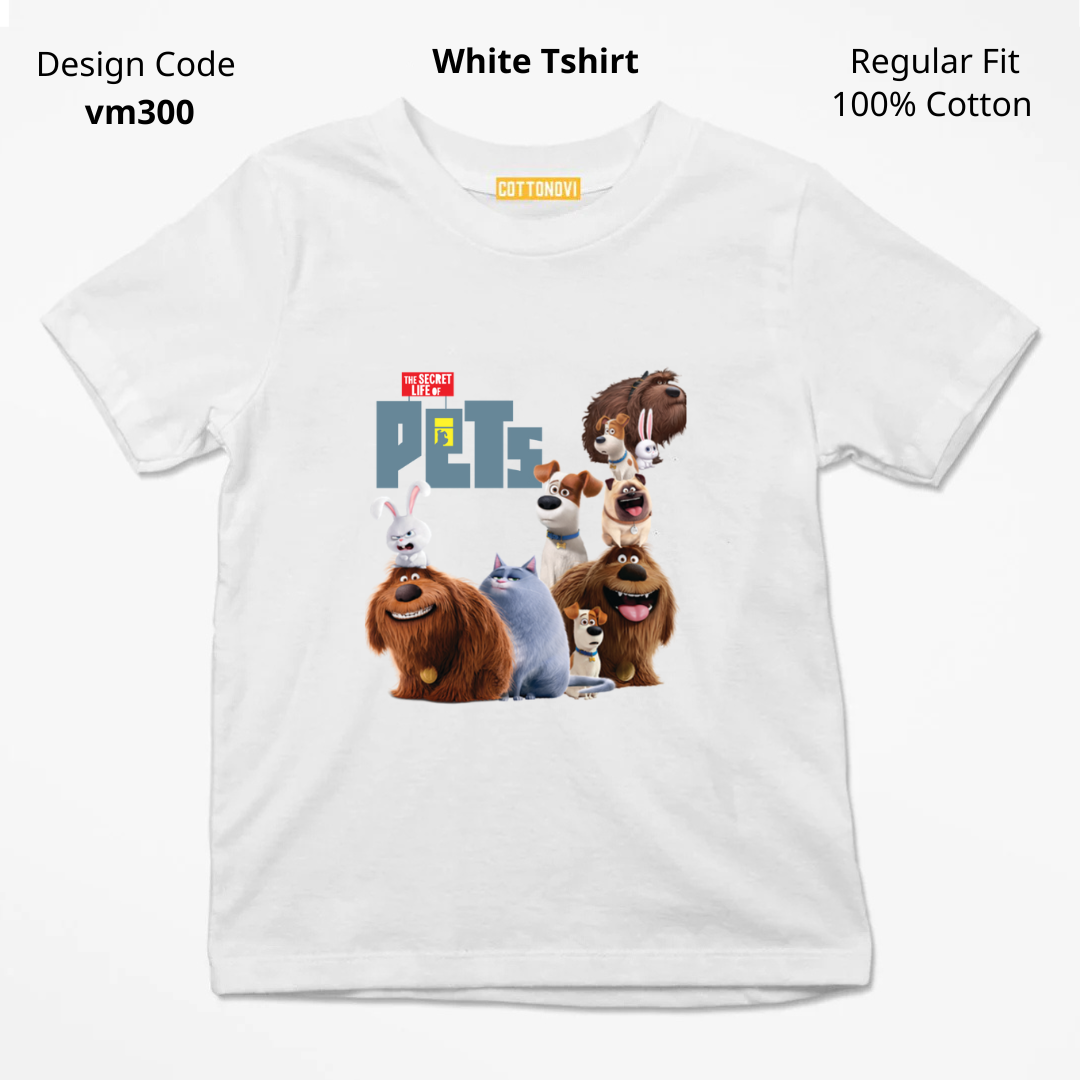 The secret life of pet T-shirt ( Design Vm300 )