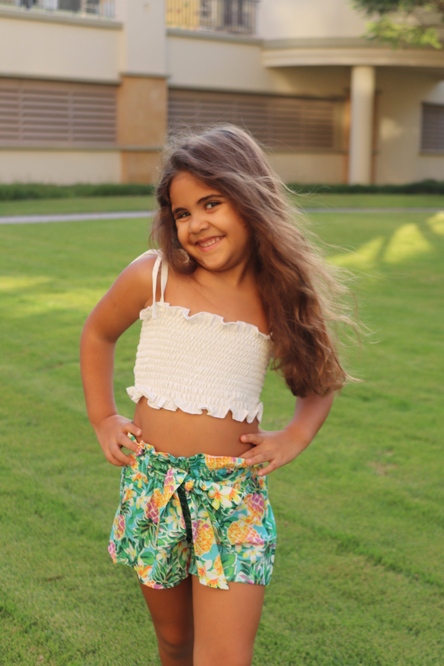 Pineapple Short Set
