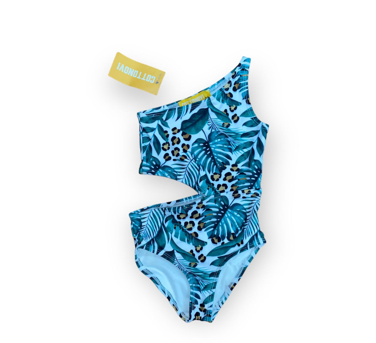 Green Tropical Swimsuit