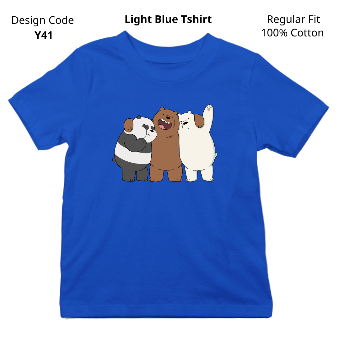 We Bare Bears T-shirt ( Design Y41 )