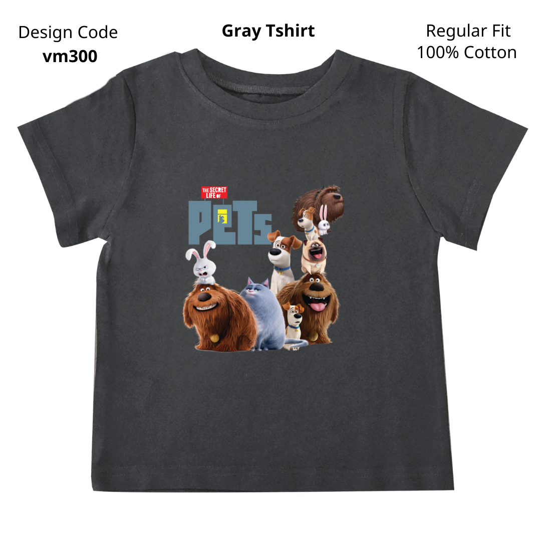 The secret life of pet T-shirt ( Design Vm300 )