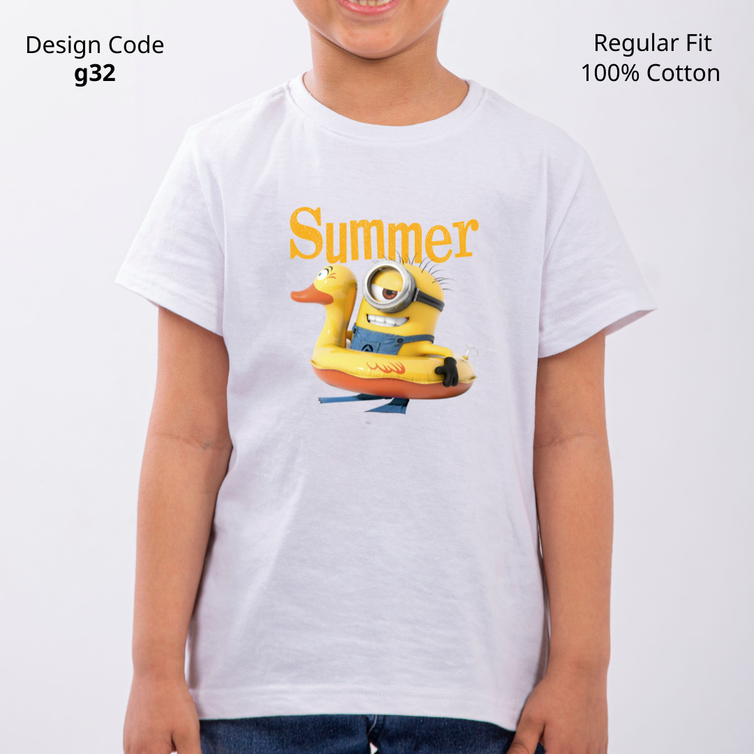 Minion Summer T-shirt ( Design g32 )