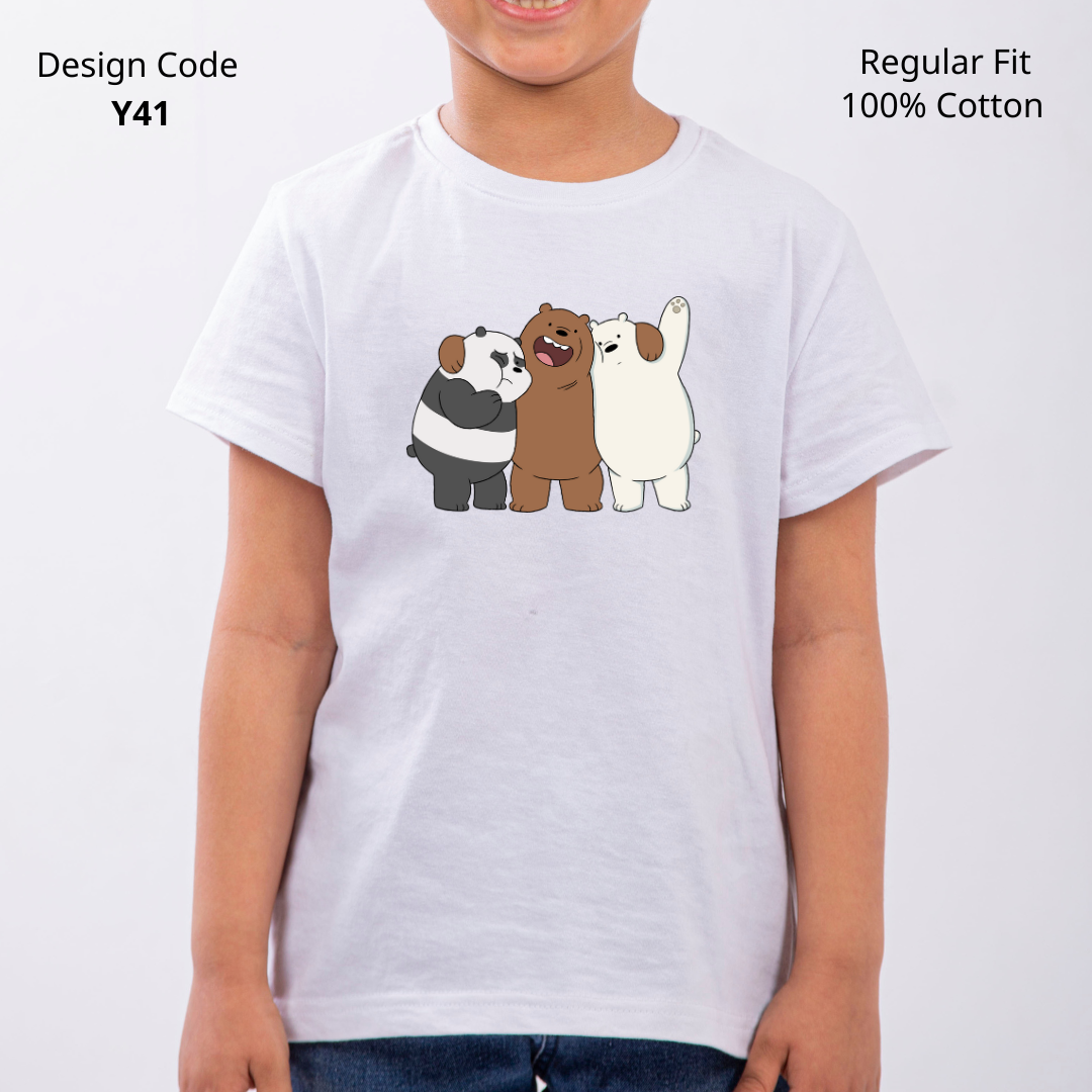 We Bare Bears T-shirt ( Design Y41 )