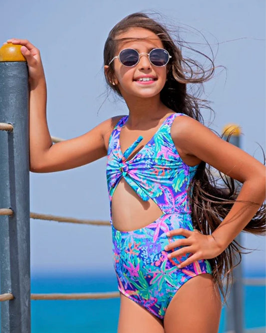 Girls starfish swimsuit