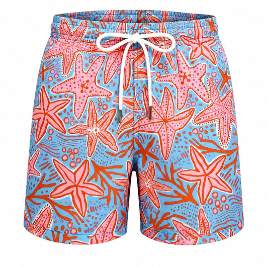 Matching Starfish boys swimsuit