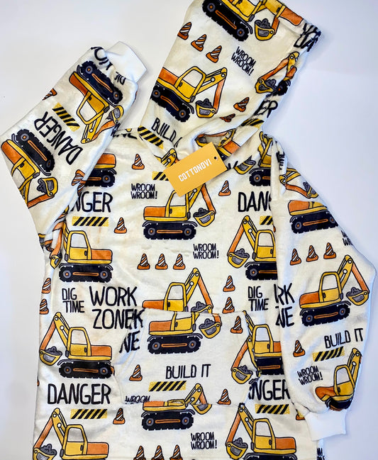 Construction Fleece Snuddie