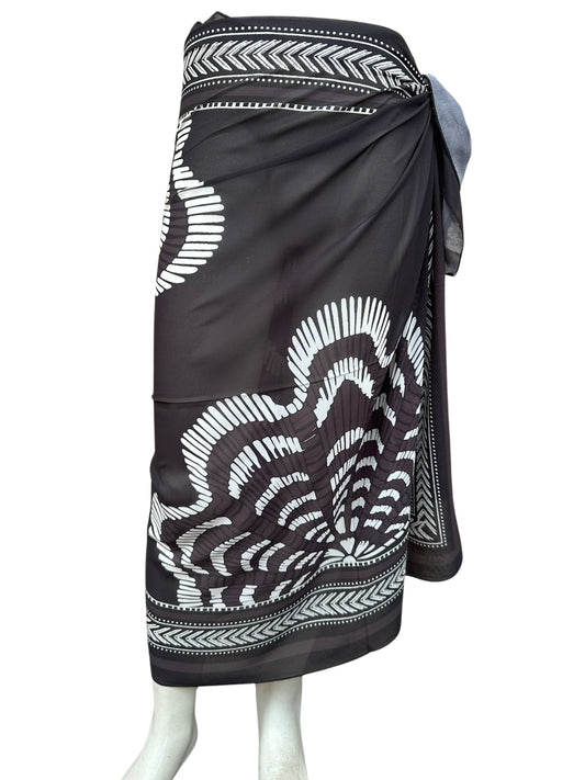 Black shell women pareo