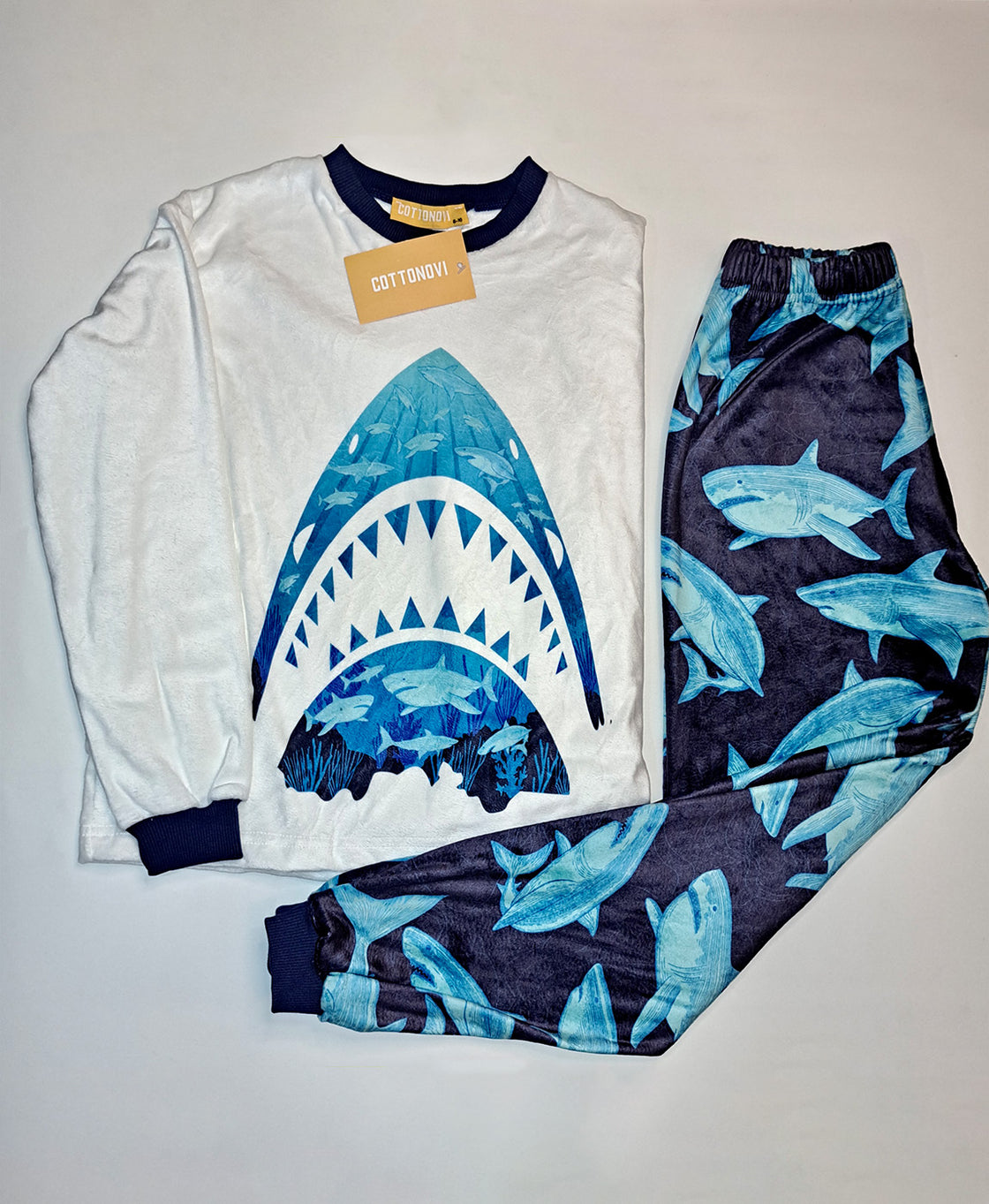 Sharks Fleece Pyjamas