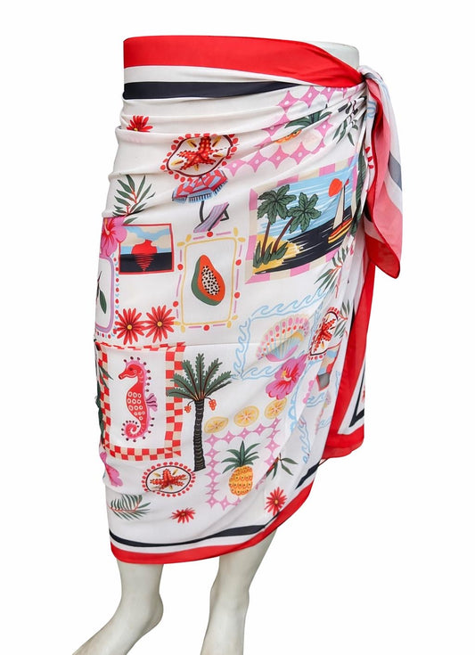 Tropical women pareo