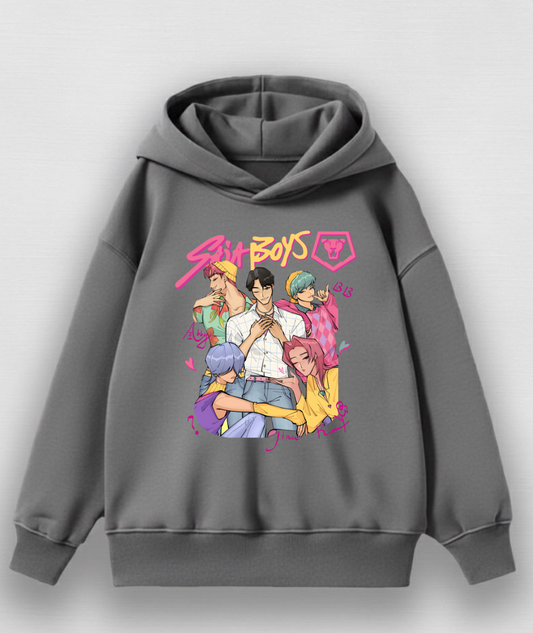 Grey Saja boys hoodie
