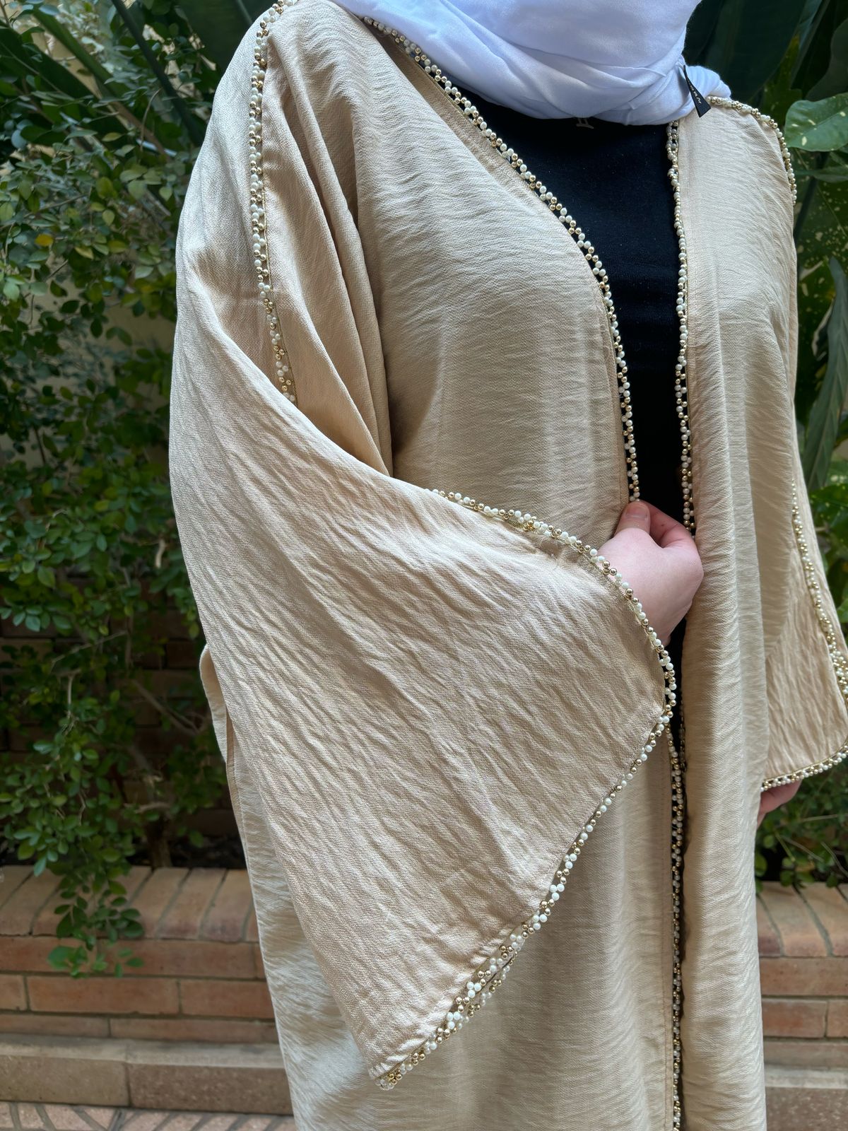 Page Kaftan With Golden Beads