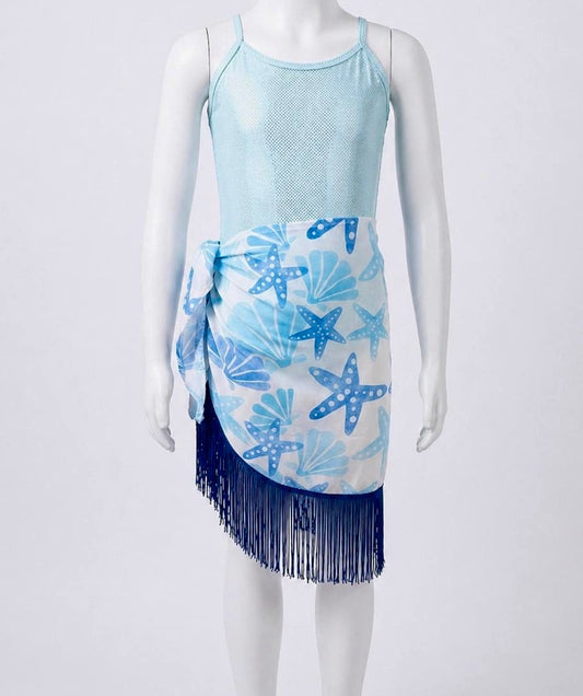 Fringed girls starfish pareo
