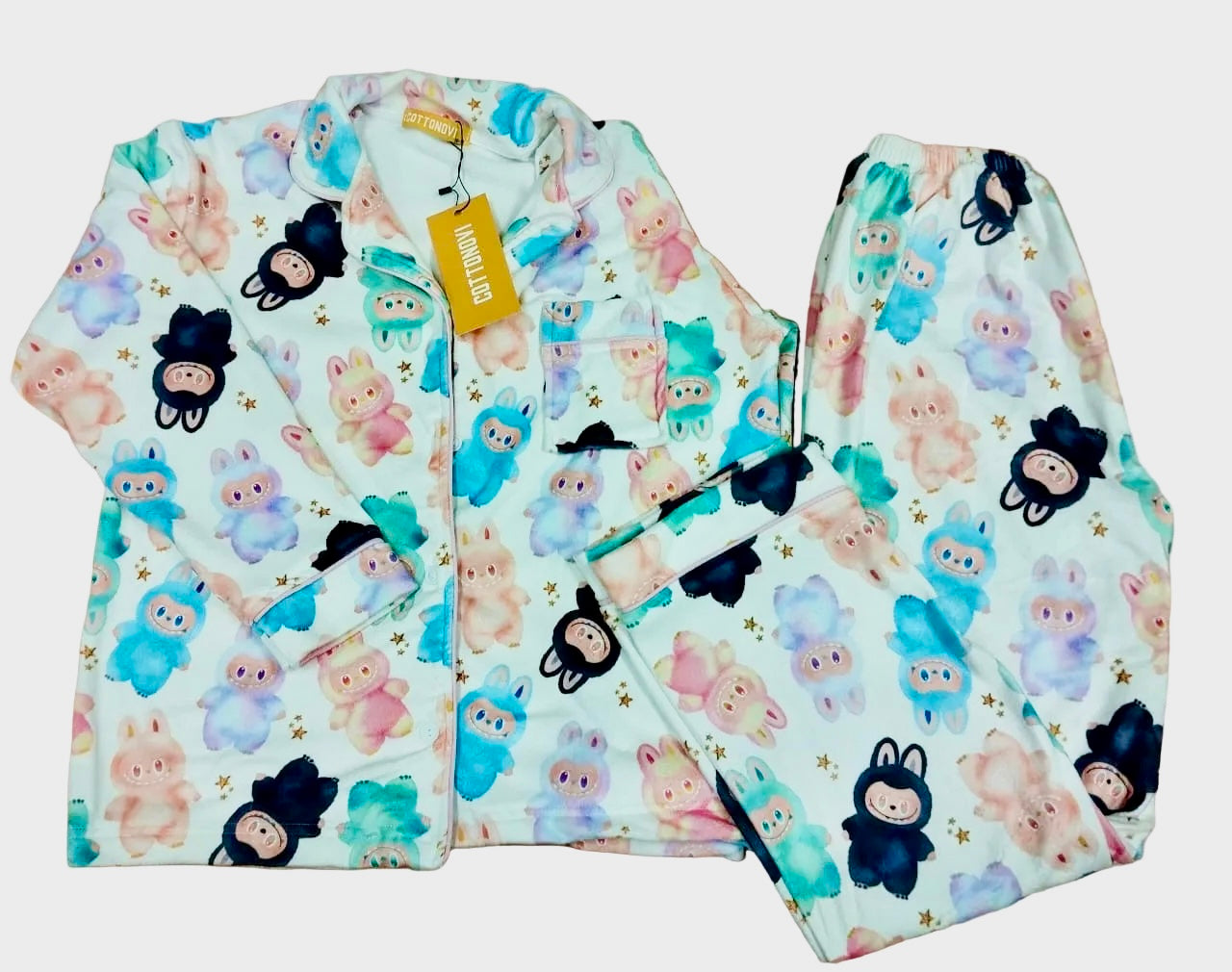Labubu fleece pajamas