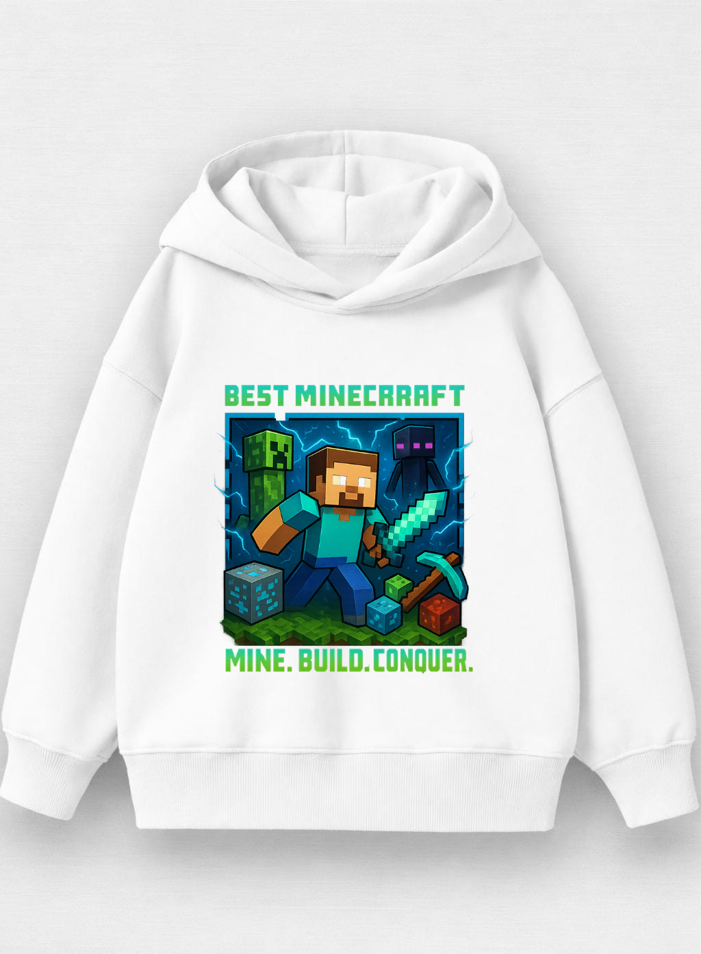 Minecraft build mine Hoodie