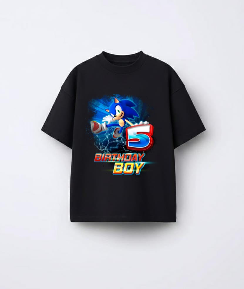 Sonic Birthday Tshirt