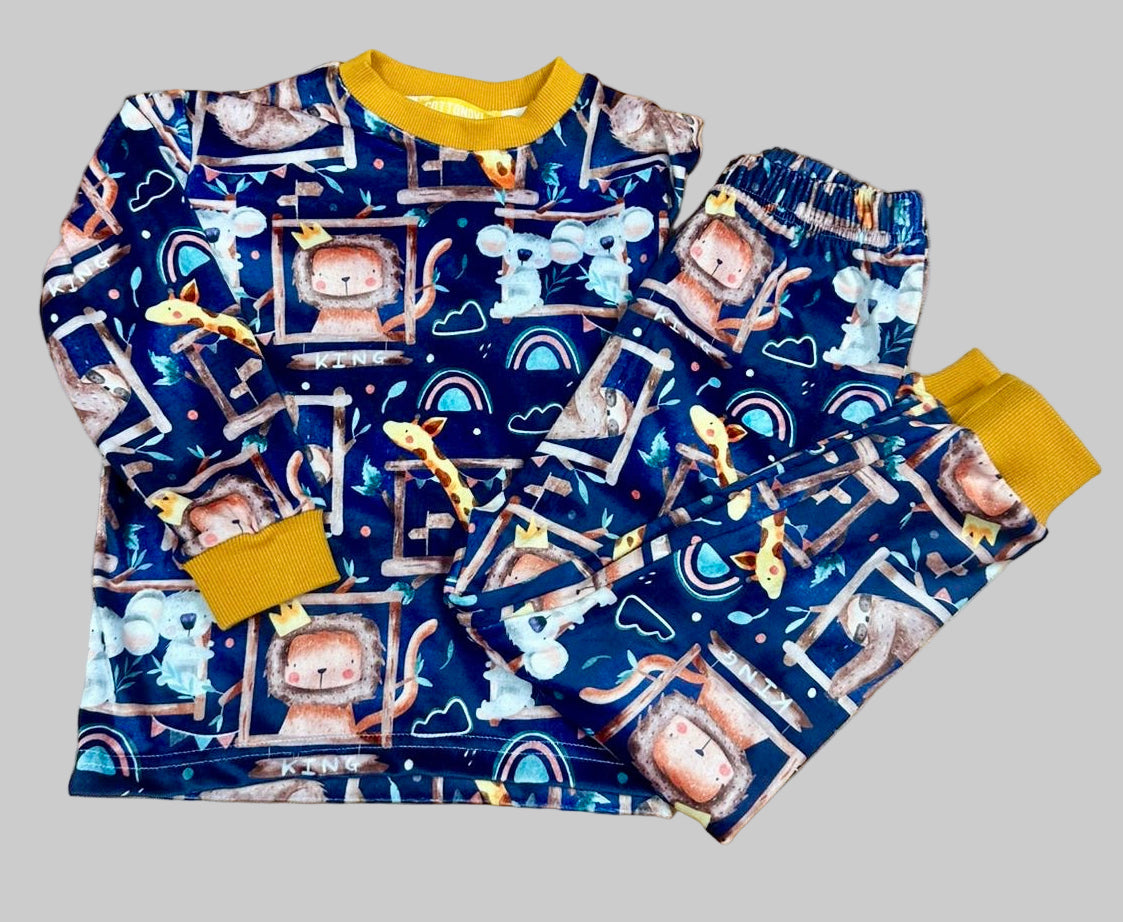 Zoo fleece pajamas