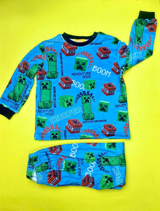 Minecraft Fleece Pyjamas