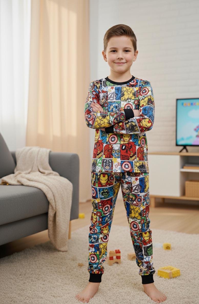 Avengers fleece pajamas