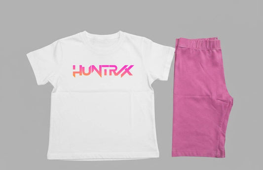 Neon Huntrix biker short set