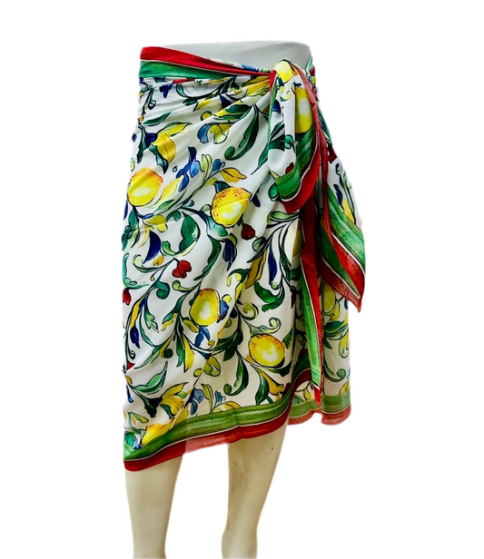 Italian lemon women pareo