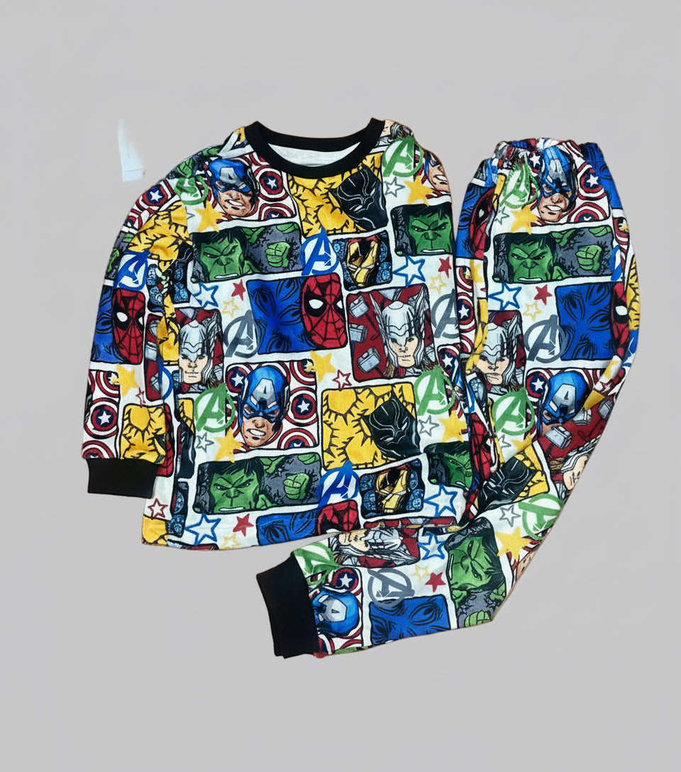 Avengers fleece pajamas