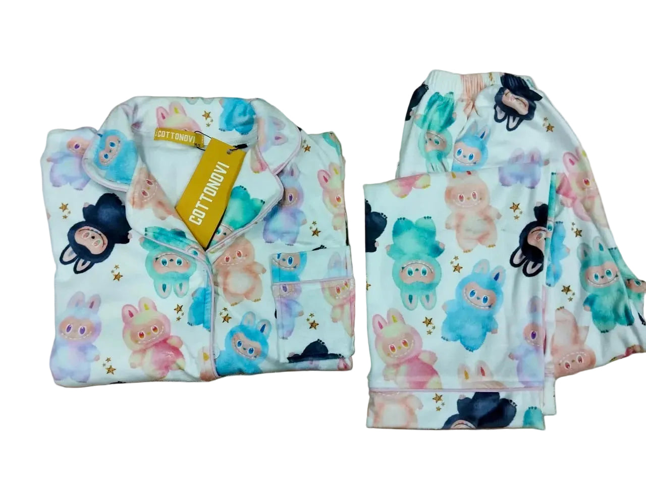 Labubu fleece pajamas