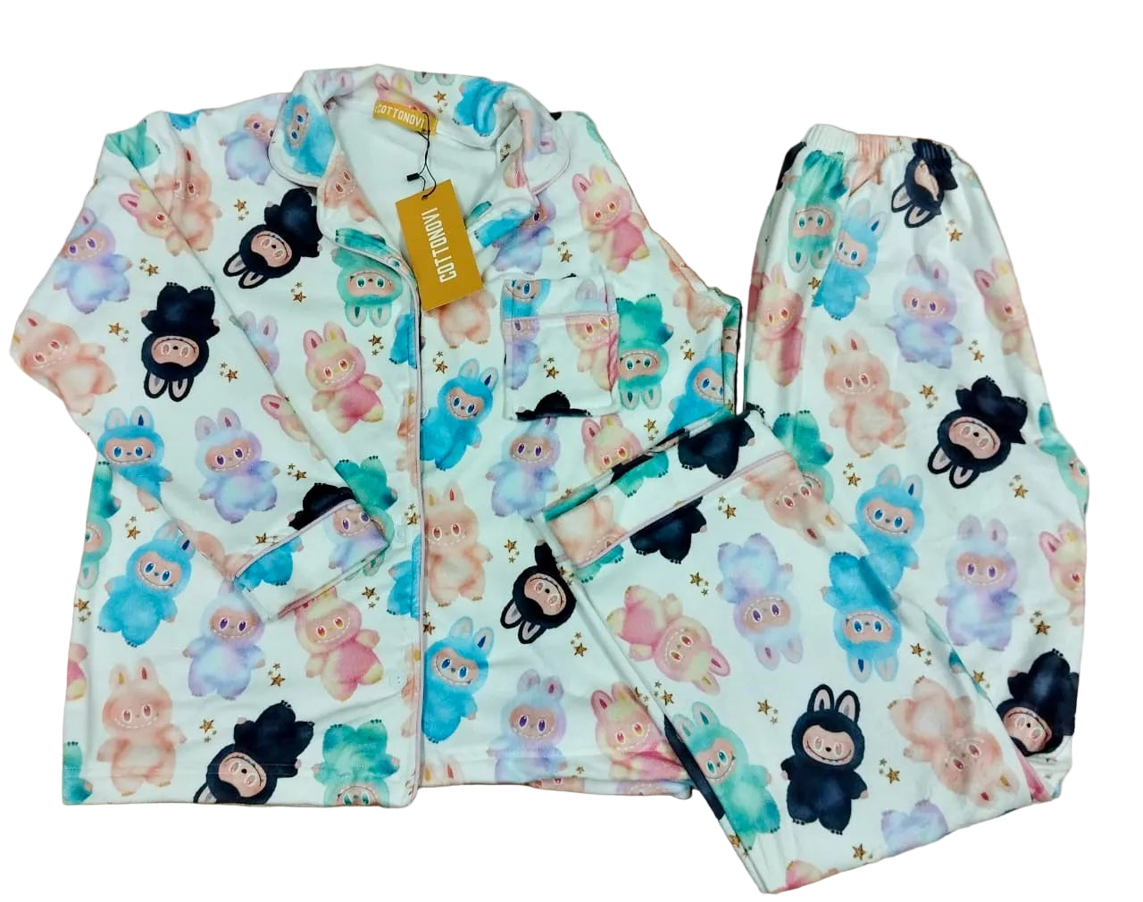 Labubu fleece pajamas