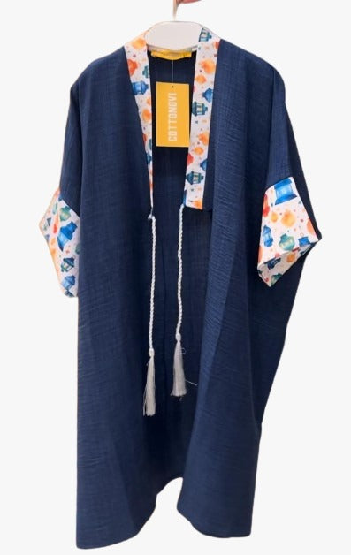 Navy Boys’ Kaftan