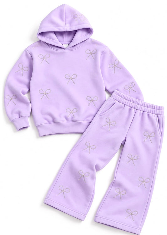 Embellished bows Cotton Set