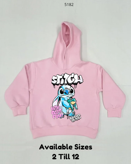 Stitch Caricature Hoodie
