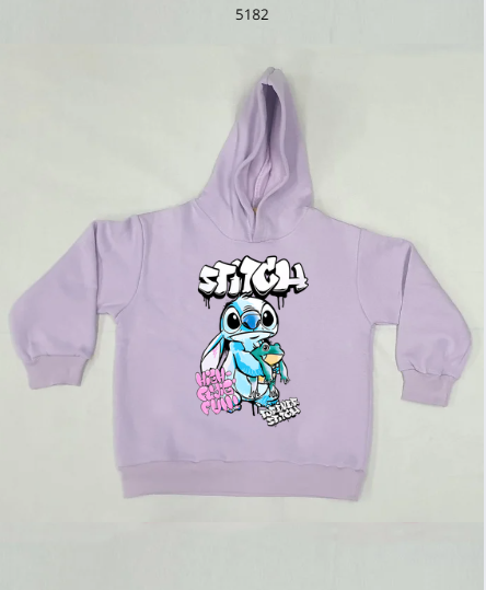 Stitch Caricature Hoodie
