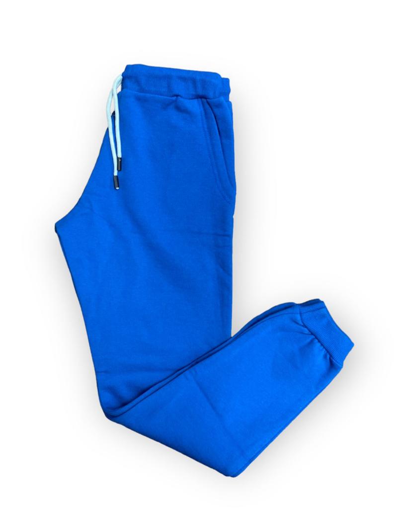 Blue basic sweatpants