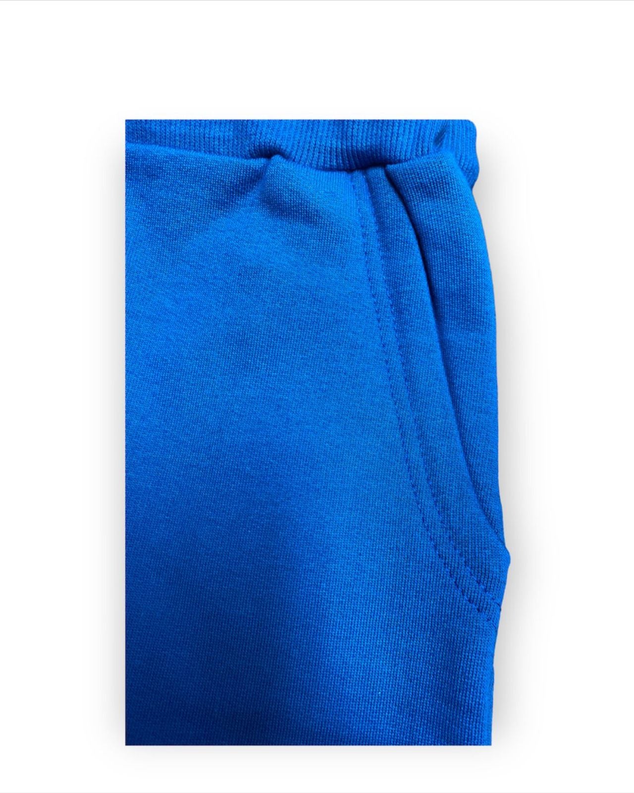 Blue basic sweatpants