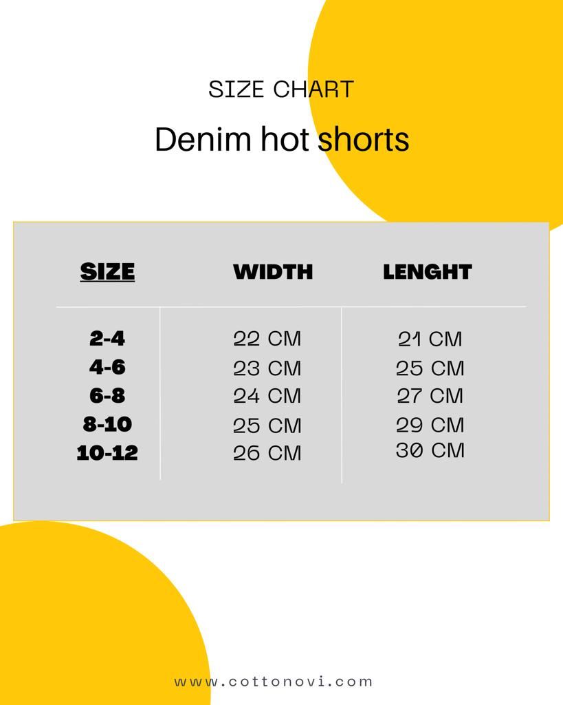 White Hot Denim short