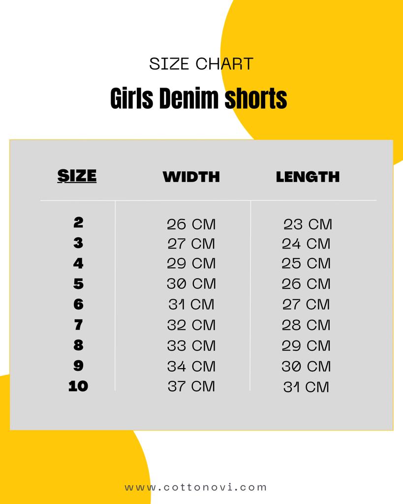 Girls Short Jeans