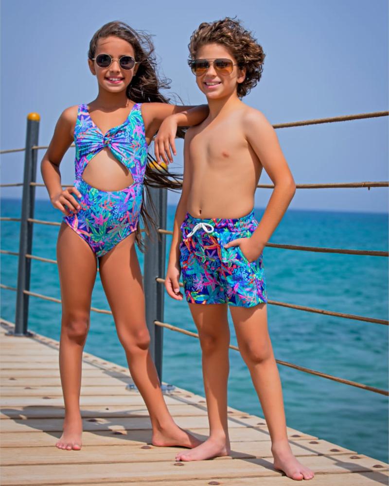 Girls starfish swimsuit